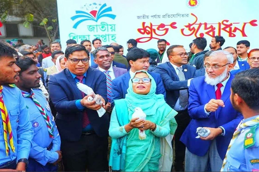 জাতীয় শিক্ষা সপ্তাহ চলতি বছরের চূড়ান্ত প্রতিযোগিতা শুরু