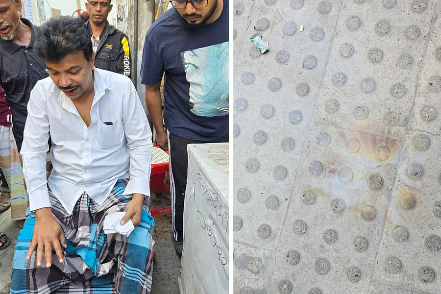 রাজধানীর নিউ ইস্কাটন রোডে ককটেল বিস্ফোরণ, পথচারী আহত