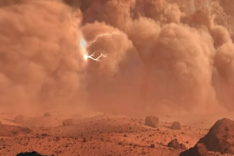 মঙ্গল গ্রহে প্রথমবারের মতো বজ্রপাত শনাক্তের দাবি