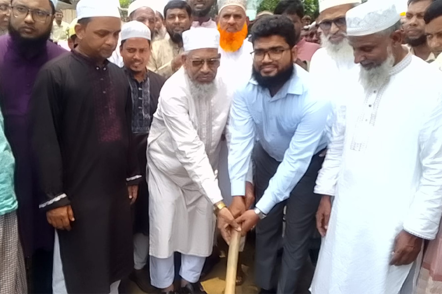 ভাঙ্গুড়ায় ১ হাজার মিটার এইচবিবি সড়ক নির্মাণের উদ্বোধন