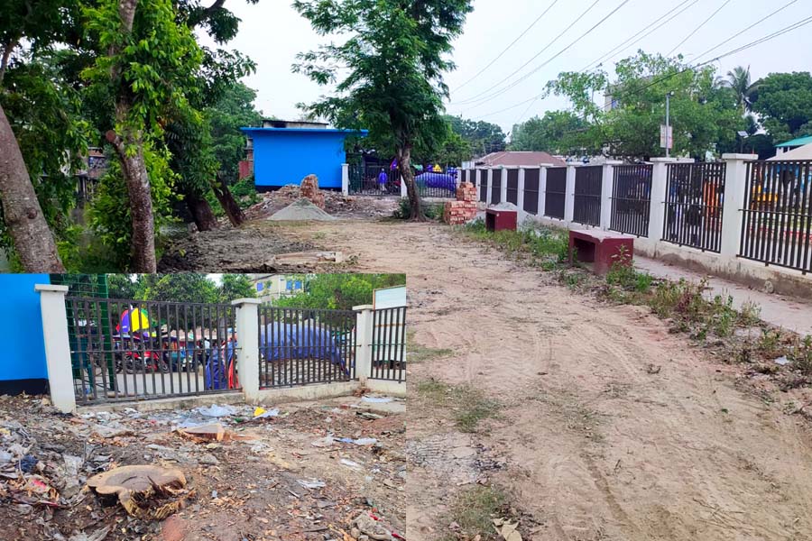 শিশু পার্কের জায়গা বরাদ্দ ও গাছ কাটার অভিযোগে স্থানীয়দের ক্ষোভ