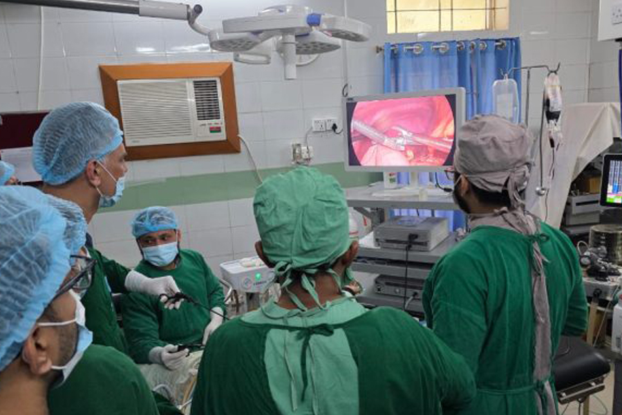 রামেক হাসপাতালে এই প্রথম ক্লোডেক্যাল সিস্ট অপারেশন