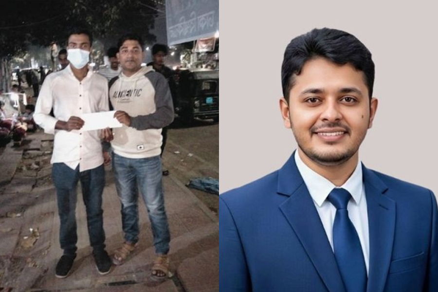 আর্থিক সংকটে থাকা শিক্ষার্থীর পাশে ছাত্রদল নেতা রাজু আহমেদ