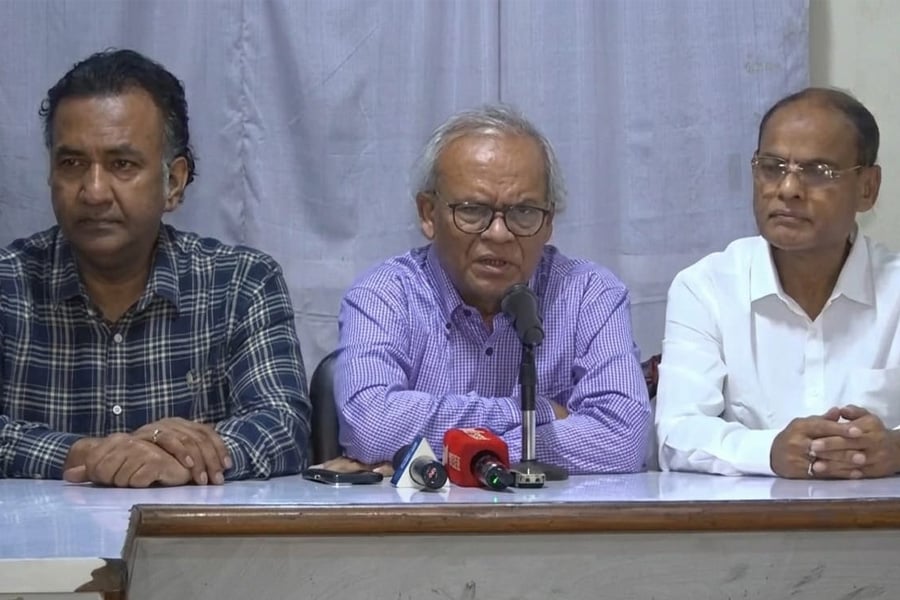 বিএনপির জ্যেষ্ঠ যুগ্ম মহাসচিব রুহুল কবির রিজভী। ছবি: ভিওডি বাংলা