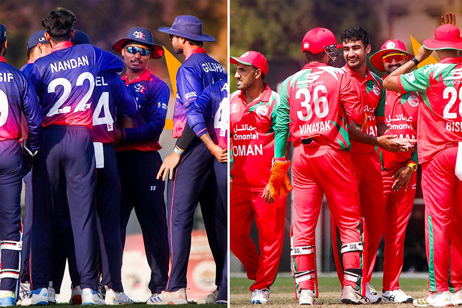 টি-টোয়েন্টি বিশ্বকাপে নেপাল-ওমান, দৌড়ে আমিরাত