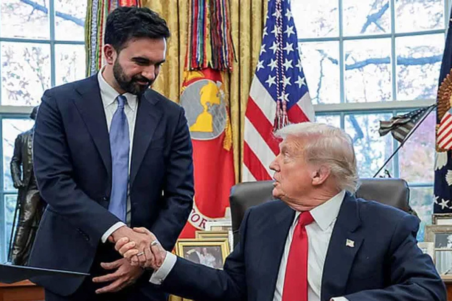 রাজনৈতিক উত্তেজনার পর ট্রাম্প-মামদানি বৈঠকে সৌহার্দ্যপূর্ণ বার্তা