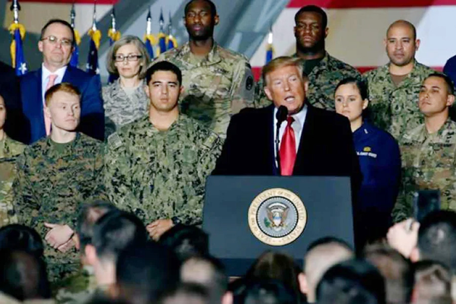 ভেনেজুয়েলায় ‘স্থল হামলার’ ইঙ্গিত ট্রাম্পের