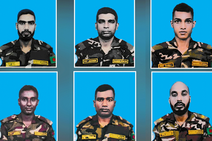 ছয় বাংলাদেশি শান্তিরক্ষীর মরদেহ দেশে পৌঁছাবে শনিবার