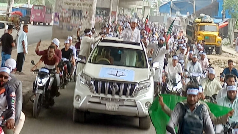 গাজীপুরে জামায়াতের মোটরসাইকেল শোডাউন