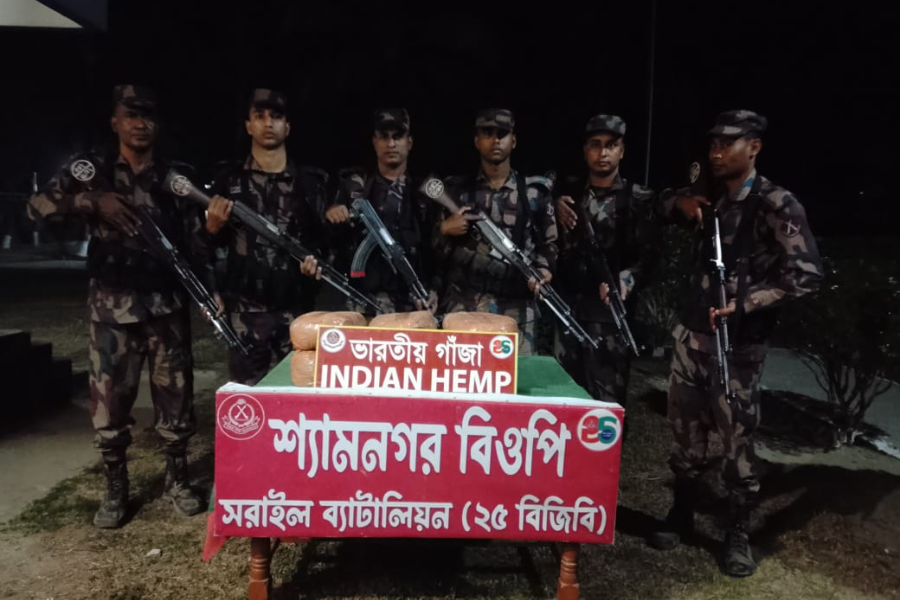 ব্রাহ্মণবাড়িয়া সীমান্ত এলাকায় বিজিবির টহলে বিপুল মাদকদ্রব্য আটক