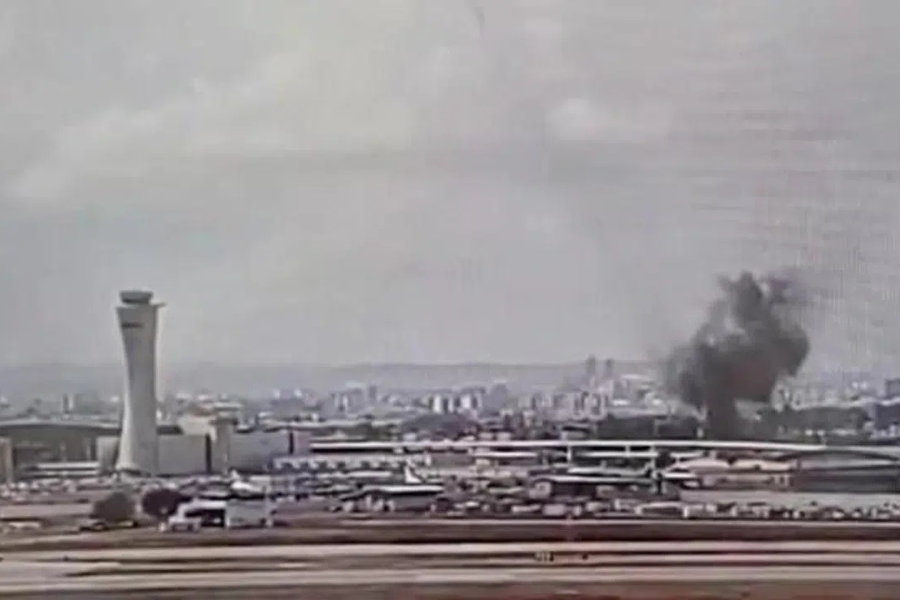 ইসরায়েলের প্রধান আন্তর্জাতিক বিমানবন্দরে ভয়াবহ হামলা