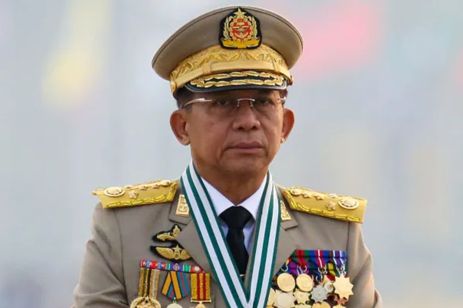মিয়ানমারের সেনাপ্রধান মিন অং হ্লাইং প্রেসিডেন্ট নির্বাচিত