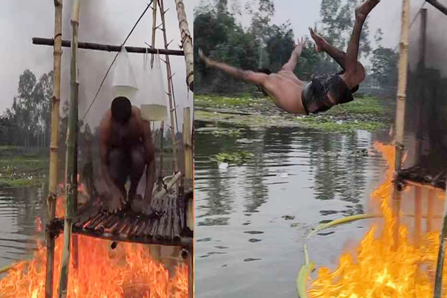 পেট্রল আগুনে দগ্ধ ময়মনসিংহের কনটেন্ট ক্রিয়েটর