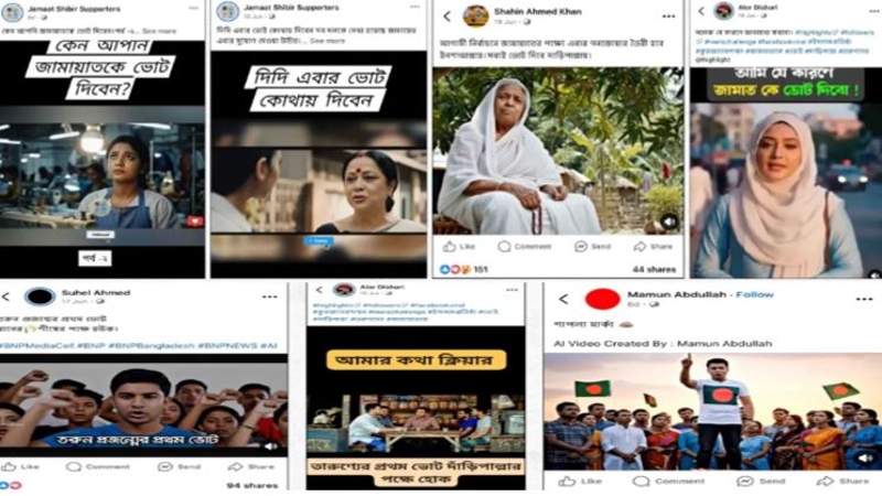 নির্বাচনী প্রচারণায় এআই ভিডিওর ছড়াছড়ি