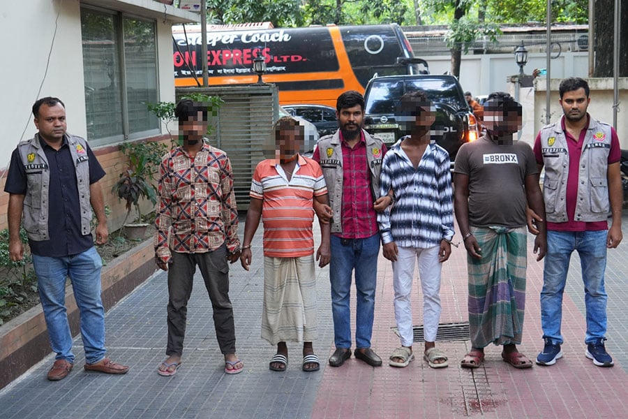 গ্রেপ্তারকৃত চার আসামি