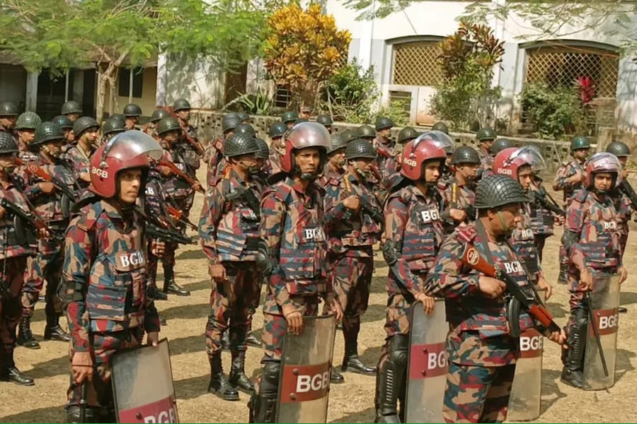 শেরপুর-৩ আসনে ১৬ প্লাটুন বিজিবি মোতায়েন