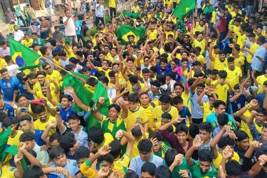 প্রথম ম্যাচের আগে ব্রাজিলের গণমাধ্যমে বাংলাদেশের ফুটবল উন্মাদনা