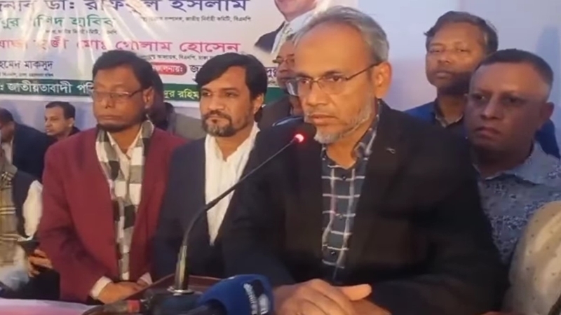 অন্তর্বর্তী সরকারকে সহযোগিতা মানে বিএনপি’র দুর্বলতা নয়- ডা.রফিকুল