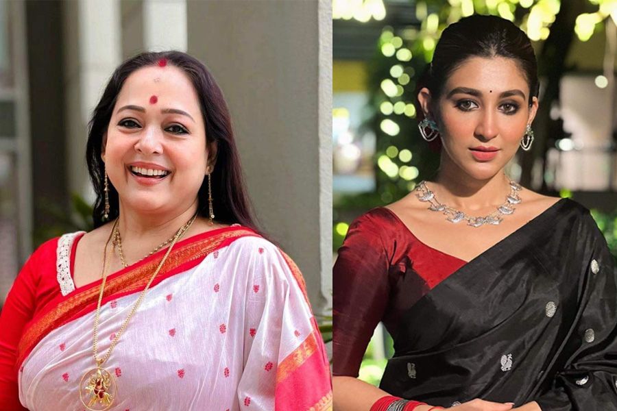 ভাইফোঁটার সকালে তুমুল ব্যস্ত ঐন্দ্রিলা, অপরাজিতা!