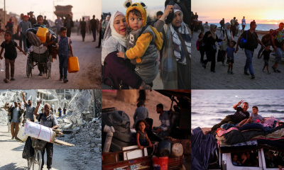 চোখে অশ্রু মুখে হাসি নিয়ে ঘরে ফিরছেন গাজাবাসী