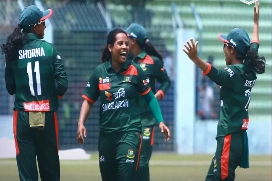 রাজশাহীতে ঐতিহাসিক জয় দিয়ে শুরু বাংলাদেশ নারী দলের