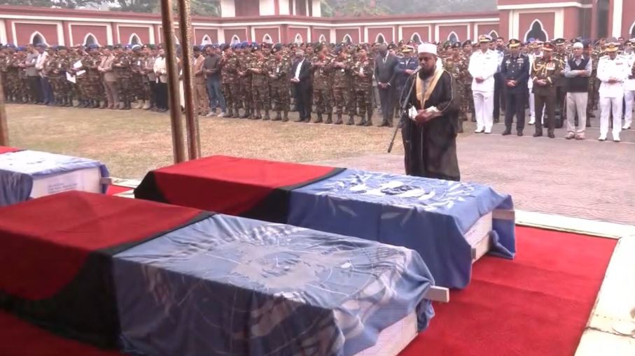 ছয় শহীদ শান্তিক্ষীর জানাজা সম্পন্ন