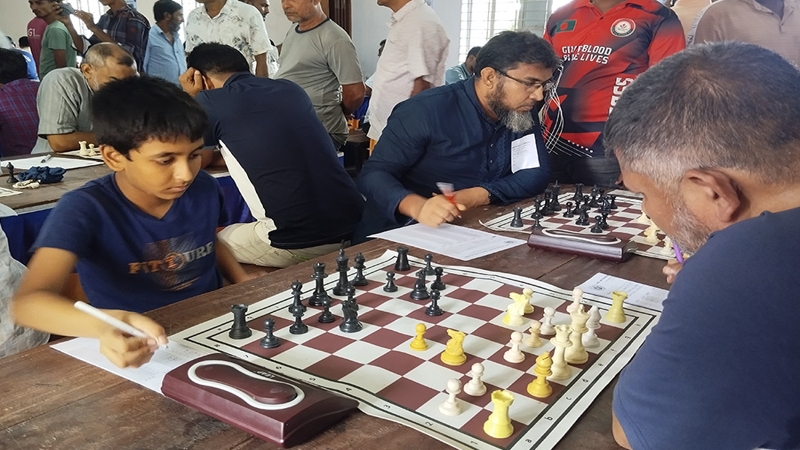 কুমারখালীতে আন্তর্জাতিক স্যান্ডার্ড রেটিং দাবা প্রতিযোগিতা