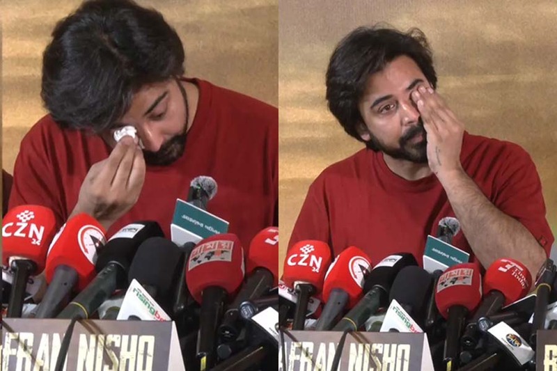 ‘দম’ নিয়ে কথা বলতে গিয়ে কাঁদলেন নিশো