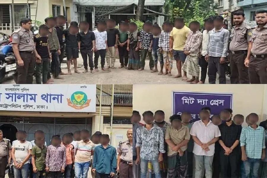 মিরপুরে বিশেষ অভিযানে গ্রেফতার ১৫৩