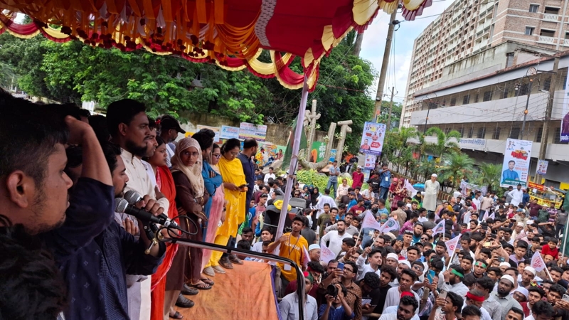 দেশের মানুষ বিচার ও সংস্কার ছাড়া নির্বাচন মেনে নেবে না- নাহিদ