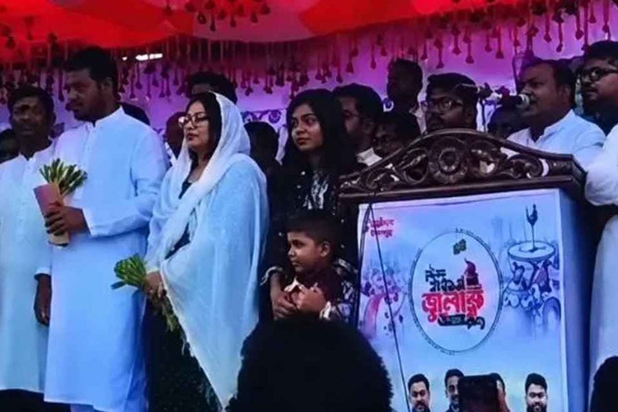 সারজিস-পাটওয়ারীর সামনেই ‘জয় বাংলা’ স্লোগান দিলেন এনসিপি নেতা
