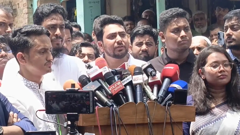 জুলাই সনদ নিয়ে টালবাহানা সহ্য করা হবে না : নাহিদ