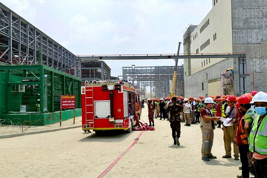 রূপপুর পারমাণবিকের রেডিয়েশন এরিয়ায় দুই সপ্তাহের অগ্নিনির্বাপণ প্রশিক্ষণ