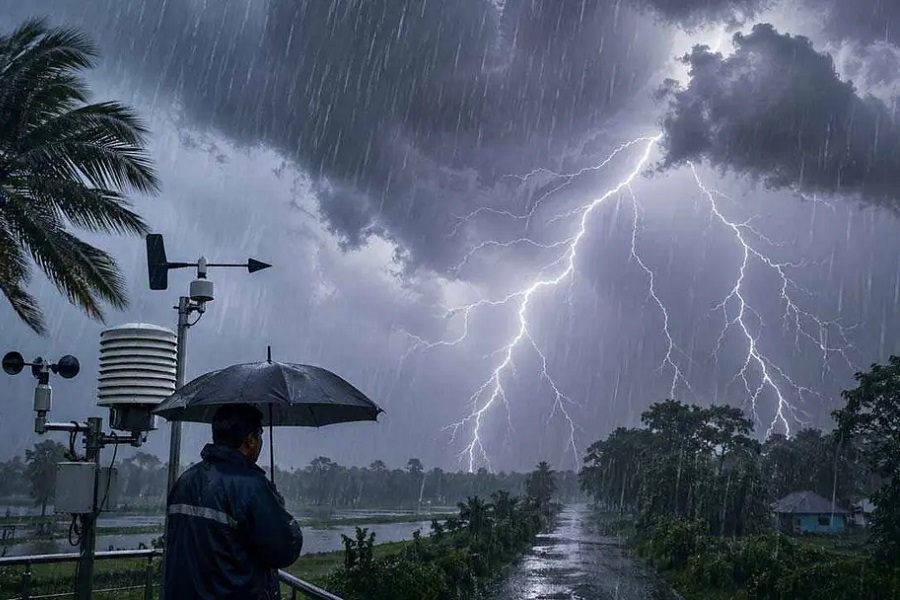 ১১ অঞ্চলে ঝড়ের শঙ্কা, নদীবন্দরে সতর্কতা