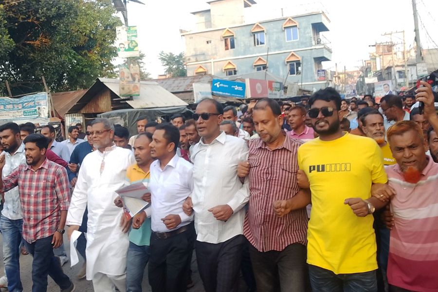 সারিয়াকান্দিতে বিএনপি ও সহযোগী সংগঠনের গণমিছিল অনুষ্ঠিত