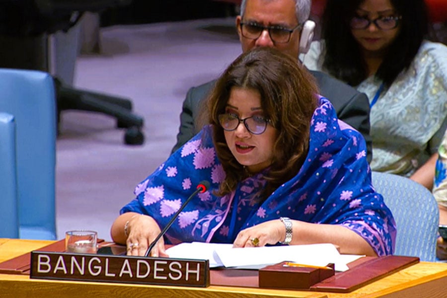 বাংলাদেশি নারী শান্তিরক্ষীদের অবদান জাতিসংঘে তুলে ধরলেন শামা ওবায়েদ