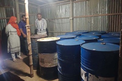 সারিয়াকান্দিতে অবৈধভাবে মজুদ ৪ হাজার লিটার ডিজেল জব্দ