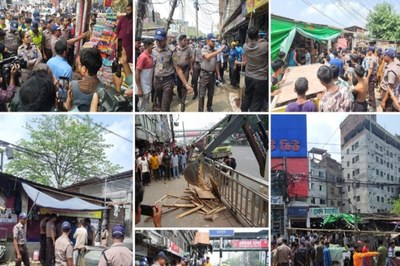 ঢাকার ফুটপাতে পুলিশের এ কেমন অভিযান?