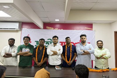 এনসিপির যুবশক্তিতে যোগ দিলেন খ্রিষ্টান এসোসিয়েশনের ৪ সদস্য