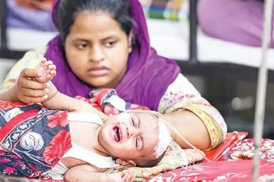 দেশে হাম সন্দেহে একদিনে ৪ জনের মৃত্যু