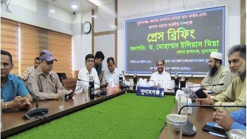সুনামগঞ্জে ভারী বৃষ্টিপাতের শঙ্কা