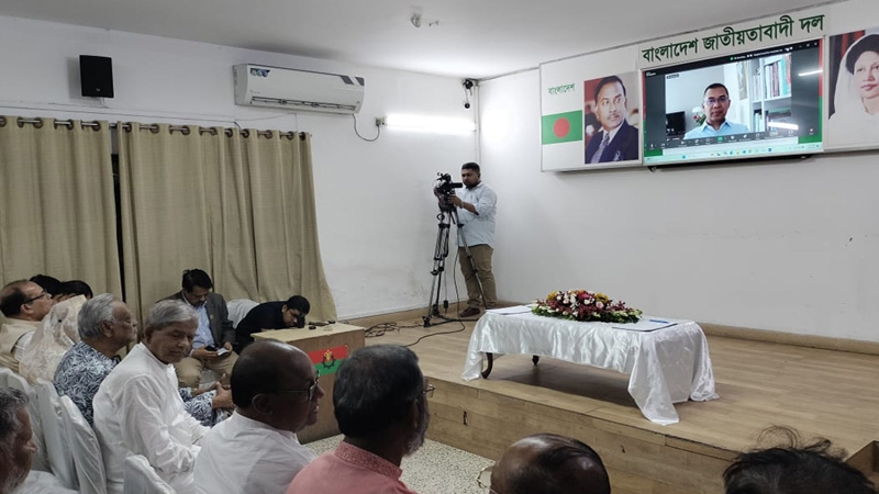 শরিকদের সঙ্গে কথা বললেন তারেক রহমান