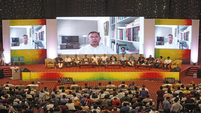 ধানের শীষে ভোট দিন, দেশ গড়ার সুযোগ দিন: তারেক রহমান