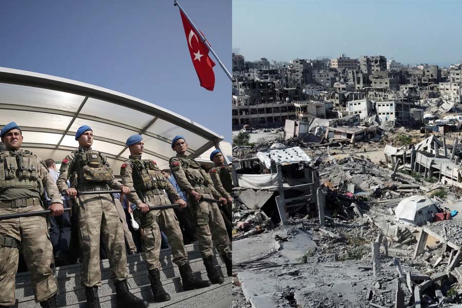 গাজায় তুর্কি বাহিনীর উপস্থিতির বিরোধিতায় ইসরায়েল