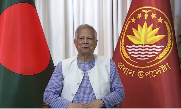 বৃহস্পতিবার জাতির উদ্দেশে ভাষণ দেবেন প্রধান উপদেষ্টা